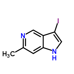 3-Iodo-6-methyl-1H-pyrrolo[3,2-c]pyridine Structure