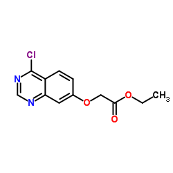 ethyl 2-(4-chloroquinazolin-7-yloxy)acetate Structure