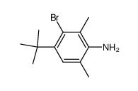 3-bromo-4-tert-butyl-2,6-dimethyl-aniline Structure