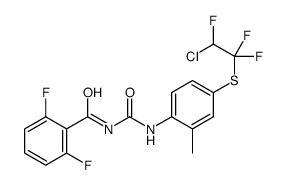 N-[[4-(2-chloro-1,1,2-trifluoroethyl)sulfanyl-2-methylphenyl]carbamoyl]-2,6-difluorobenzamide Structure