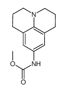 N-(9-Julolidinyl)carbamic acid methyl ester结构式