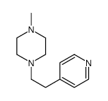 1-methyl-4-(2-pyridin-4-ylethyl)piperazine结构式