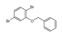 2-(苄氧基)-1,4-二溴苯结构式