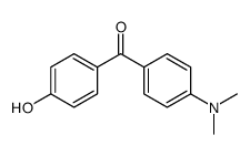 [4-(dimethylamino)phenyl]-(4-hydroxyphenyl)methanone结构式