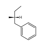 (R)-(-)-2-methyl-1-phenylbutane结构式