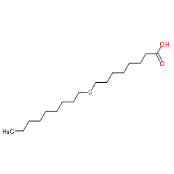 8-(Nonylsulfanyl)octanoic acid Structure