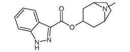 8-Methyl-8-azabicyclo[3.2.1]oct-3-yl 2H-indazole-3-carboxylate结构式