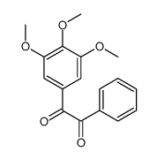 1-phenyl-2-(3,4,5-trimethoxyphenyl)ethane-1,2-dione结构式