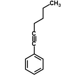 1-Hexyn-1-ylbenzene structure