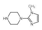 1-(1-甲基-1H-咪唑-2-基)哌嗪结构式