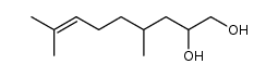 4,8-dimethyl-non-7-ene-1,2-diol结构式