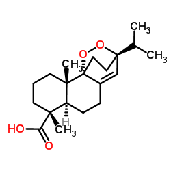 9ALPHA,13ALPHA-表二氧基松香-8(14)-烯-18-酸结构式