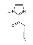 3-(1-Methyl-1H-imidazol-2-yl)-3-oxopropanenitrile Structure