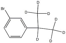 3-(iso-Propyl-d7)bromobenzene Structure