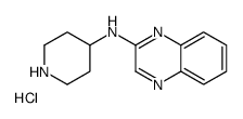 N-4-哌啶基-2-氨基喹喔啉盐酸盐结构式