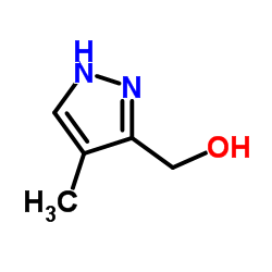 (4-甲基-1H-吡唑-3-基)甲醇结构式
