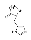D(+)-A-HYDRAZINOHISTIDINE HYDROCHLORIDE structure