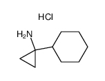 (1-cyclohexylcyclopropyl)amine hydrochloride Structure