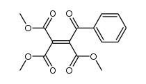 benzoyl-ethylene-tricarboxylic acid trimethyl ester结构式
