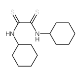 Ethanedithioamide,N1,N2-dicyclohexyl-结构式
