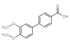 3',4'-dimethoxybiphenyl-4-carboxylic acid Structure