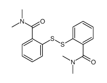 2-[[2-(dimethylcarbamoyl)phenyl]disulfanyl]-N,N-dimethylbenzamide Structure