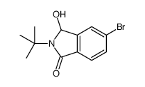 5-溴-2-叔丁基 3-羟基异吲哚啉-1-酮结构式