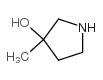 3-甲基-3-羟基吡咯烷结构式