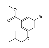 METHYL 3-BROMO-5-ISOBUTOXYBENZOATE Structure