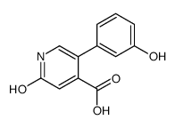5-(3-hydroxyphenyl)-2-oxo-1H-pyridine-4-carboxylic acid结构式
