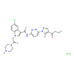 SAR-216471 hydrochloride结构式