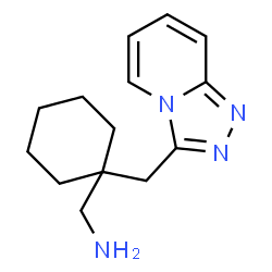 [1-([1,2,4]triazolo[4,3-a]pyridin-3-ylmethyl)cyclohexyl]methanamine结构式