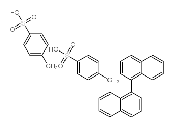 1,1-双-2-萘基DL-对-甲苯磺酸酯结构式