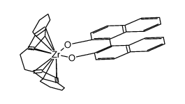 (R,R)-ETHYLENEBIS-(4,5,6,7-TETRAHYDRO-1-INDENYL)-ZIRCONIUM(IV)-(R)-(1,1'-BINAPHTHYL-2) Structure