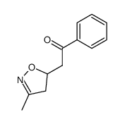 5-(2-Oxo-2-phenylethyl)-3-methyl-2-isoxazoline结构式