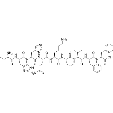 β-Amyloid 12-20结构式