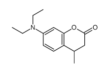 7-(diethylamino)-4-methyl-3,4-dihydrochromen-2-one结构式