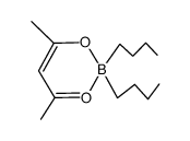 dibutylboron acetylacetonate Structure