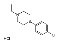 2-(4-chlorophenyl)sulfanylethyl-diethylazanium,chloride picture