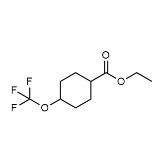 4-(三氟甲氧基)环己烷-1-羧酸乙酯结构式