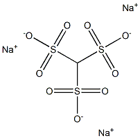 Trisodium methanetrisulfonate Structure