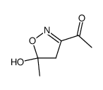 Ethanone, 1-(4,5-dihydro-5-hydroxy-5-methyl-3-isoxazolyl)- (9CI) structure