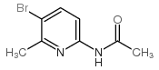 2-乙酰氨基-5-溴-6-甲基吡啶结构式