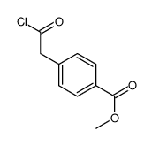 methyl 4-(2-chloro-2-oxoethyl)benzoate结构式