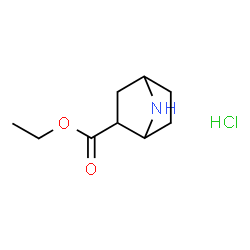 7-azabicyclo[2.2.1]heptane-2-carboxylic acid ethyl ester hydrochloride Structure