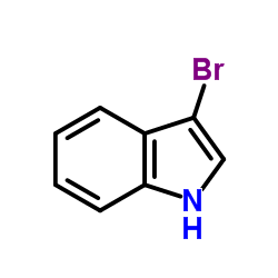 3-溴吲哚结构式