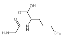 glycyl-dl-norleucine Structure