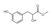2-羟基-3-(3-羟基苯基)丙酸甲酯结构式