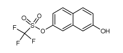 7-hydroxy-2-naphthalenyl trifluoromethanesulfonate Structure