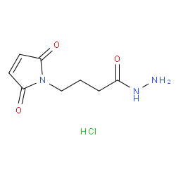 4-(2,5-二氧代-2,5-二氢-1H-吡咯-1-基)丁烷肼盐酸盐结构式